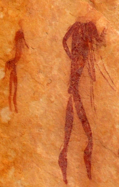 Bushman painting in the Cederberg