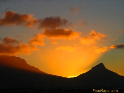 Table Mounta & Lion's head sunset