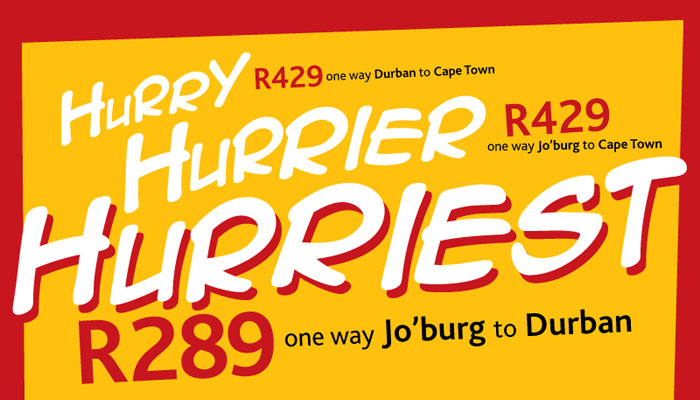 1time hurry flight special