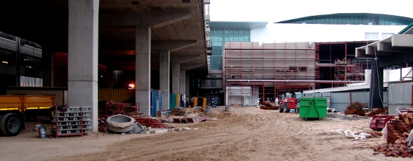 Cape Town Airport under construction