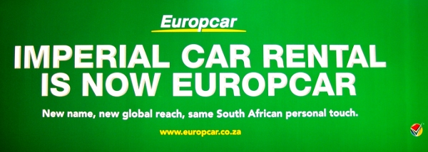 Imperial Car Rental is now Europcar South Africa