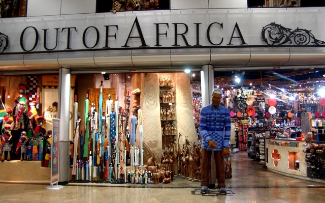 Out of Africa store at Johannesburg O.R. Tambo International Airport, South Africa