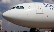 SAA - South African Airways - plane at O.R. Tambo International Airport