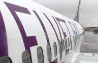 Velvet Sky airline aircraft parked at Cape Town International Airport