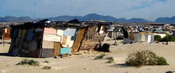 Shack in a Cape Town township