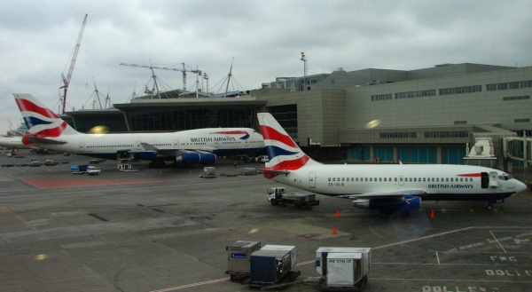 BA planes at O.R. Tambo Airport Johannesburg