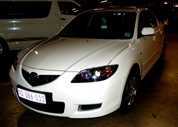 Mazda 3 we hired from First Car Rental Sixt