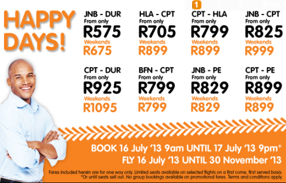 Mango flight special up to November 2013
