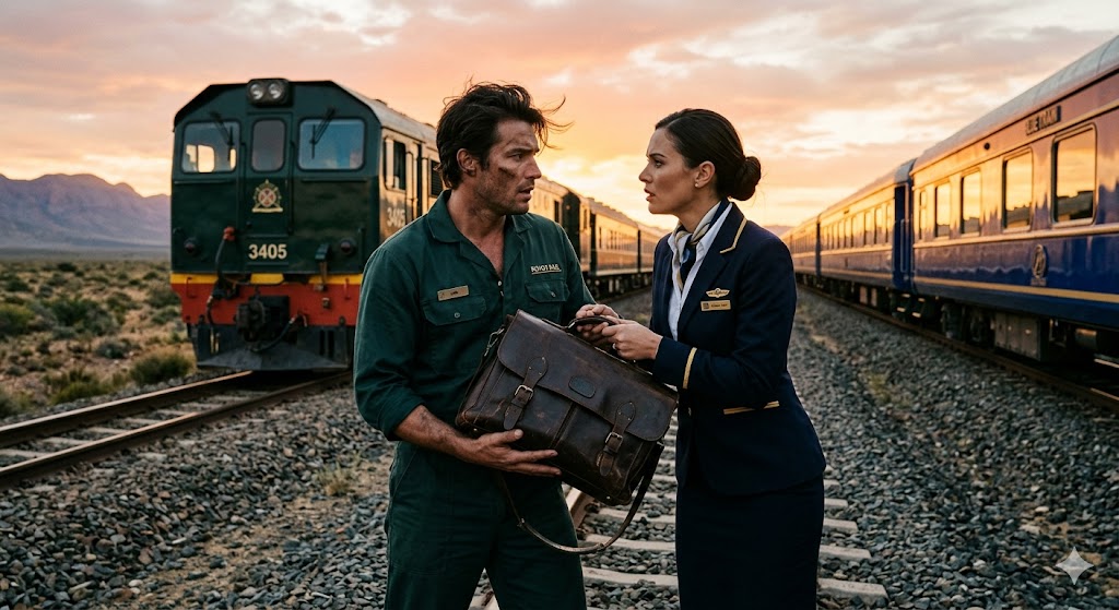 Rovos Rail driver and Blue Train host