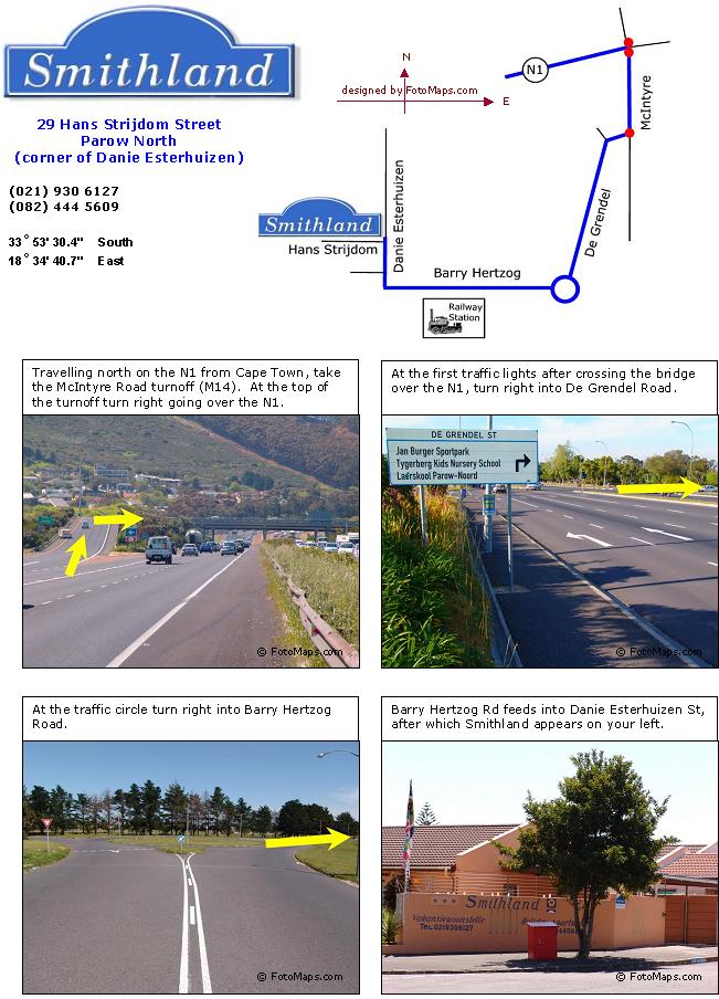 directions to Smithland guest house