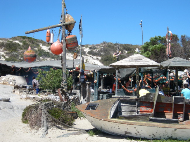 Die Strandloper restaurant in Langebaan