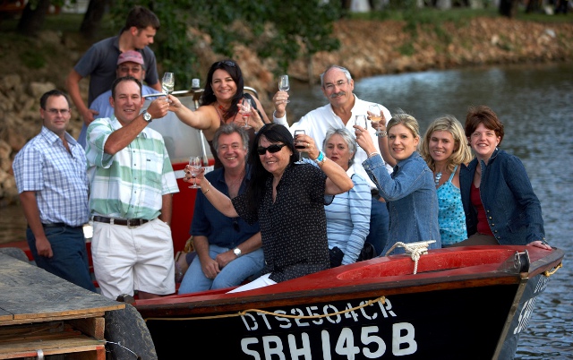 Wine on the River festival in Robertson