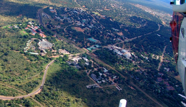 Victoria Falls town in Zimbabwe