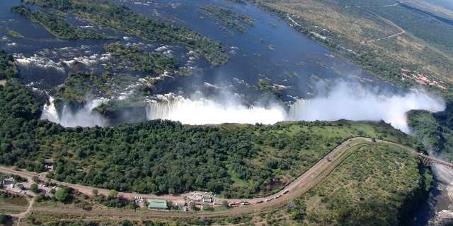 rainforest at Victoria Falls