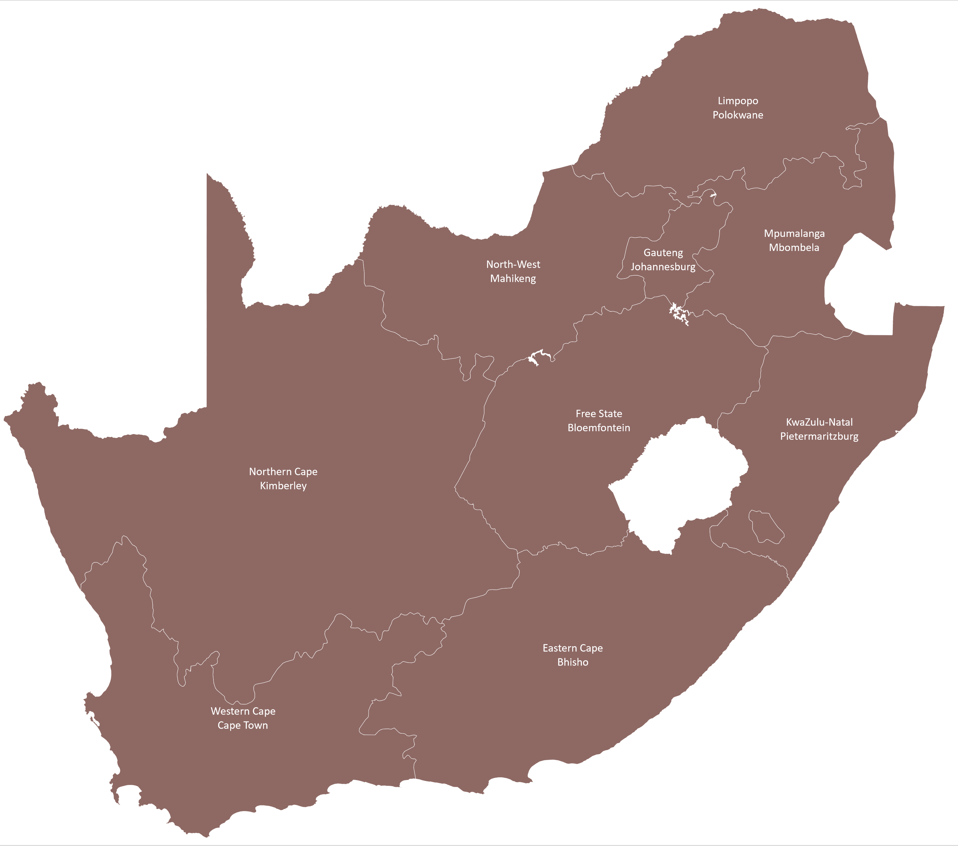 South Africa's provinces