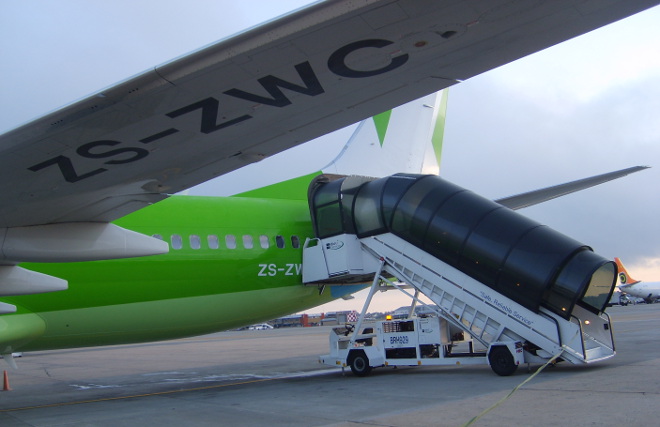 Kulula plane in Johannesburg OR Tambo