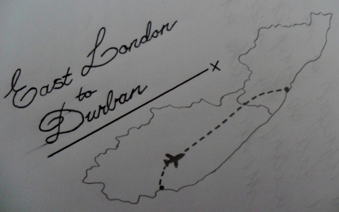 East London to Durban flight