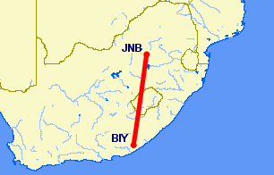 Johannesburg to Bhisho