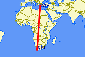 Cape Town to Athens