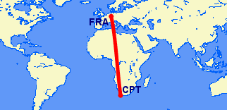 Cape Town to Frankfurt