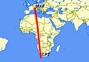 Cape Town to Milan