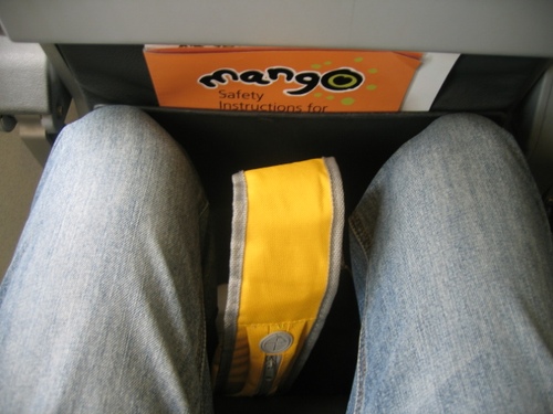legspace on a Mango plane