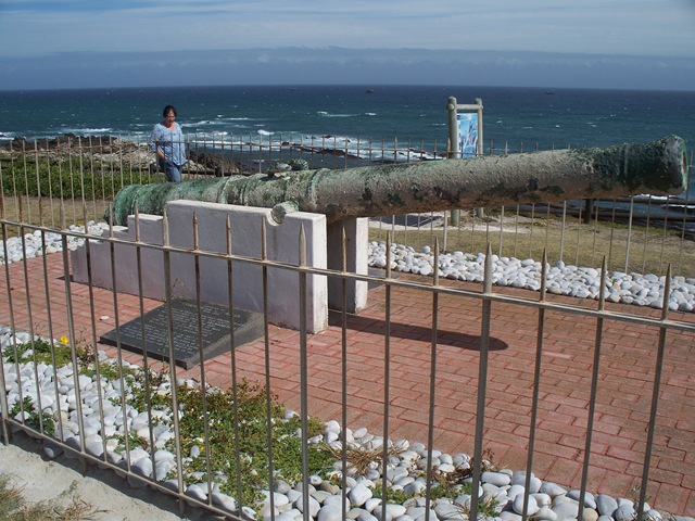 cannon from The Sacramento in Port Elizabeth