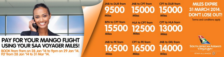 Mango Happy Days sale - prices in Voyager Miles
