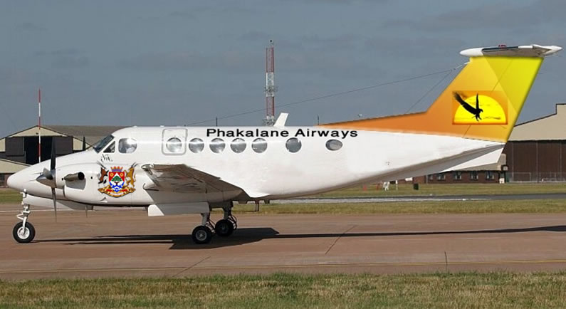Phakalane Airways King Air 200 twinprop