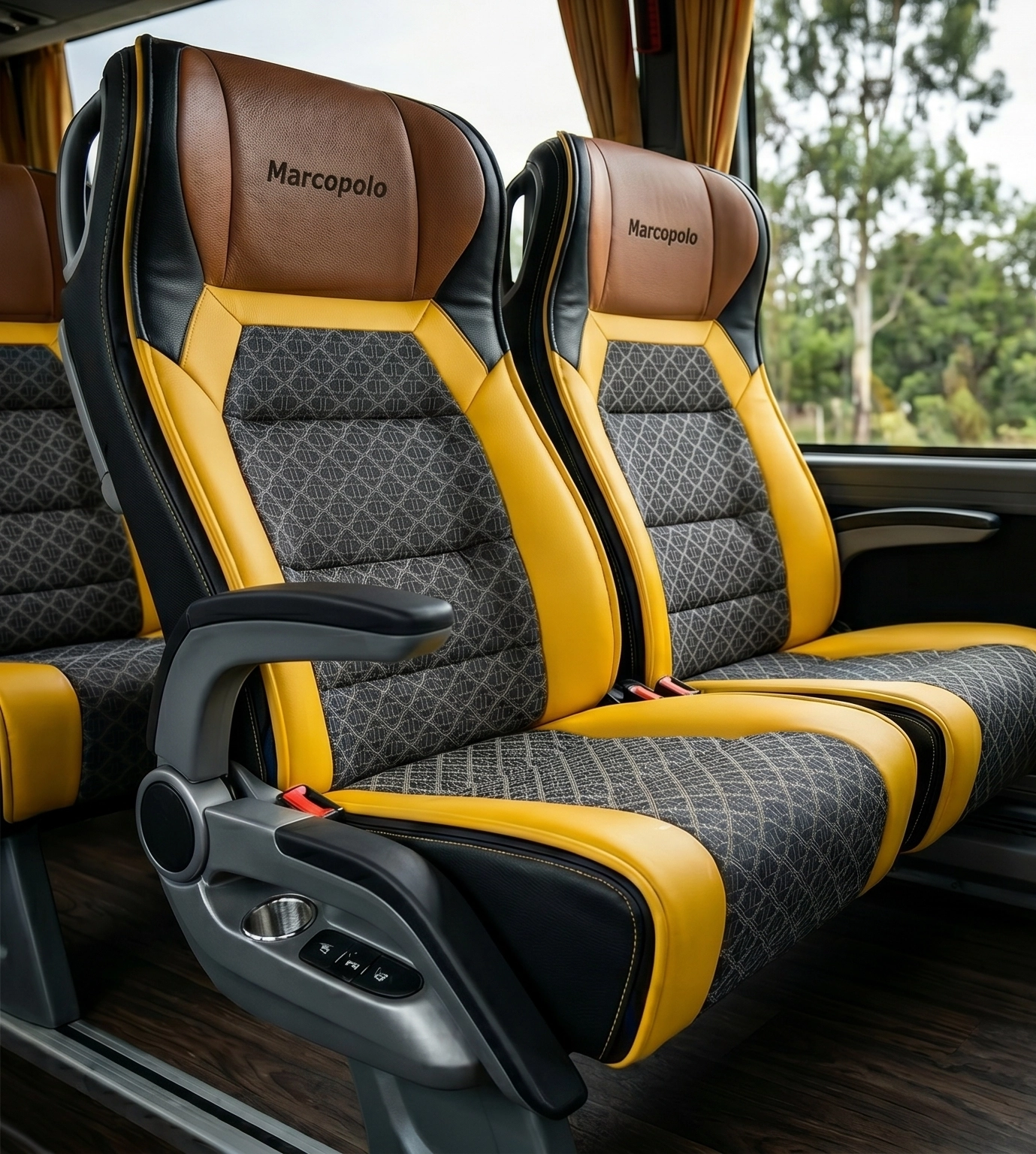 Intercape Megaliner seats