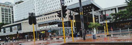 View of Cape Town Station from Adderley Street
