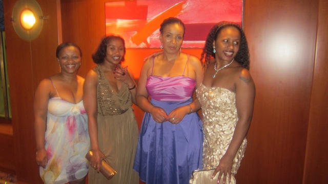 the girls on the Sinfonia