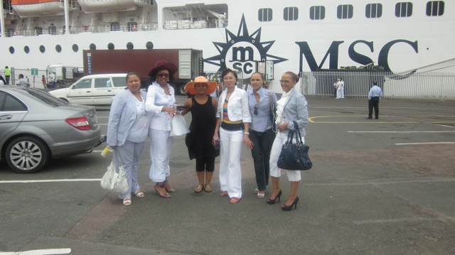 boarding the Sinfonia