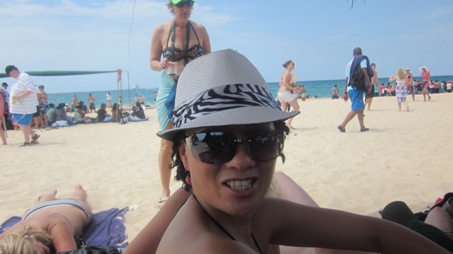 in the sun on Bazaruto island