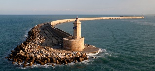 view from our cabin in Livorno, near Pisa