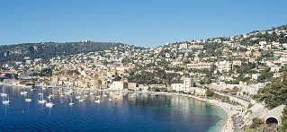 view from cabin in Villefranche