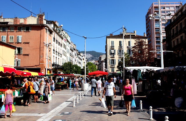 market place in Toulon