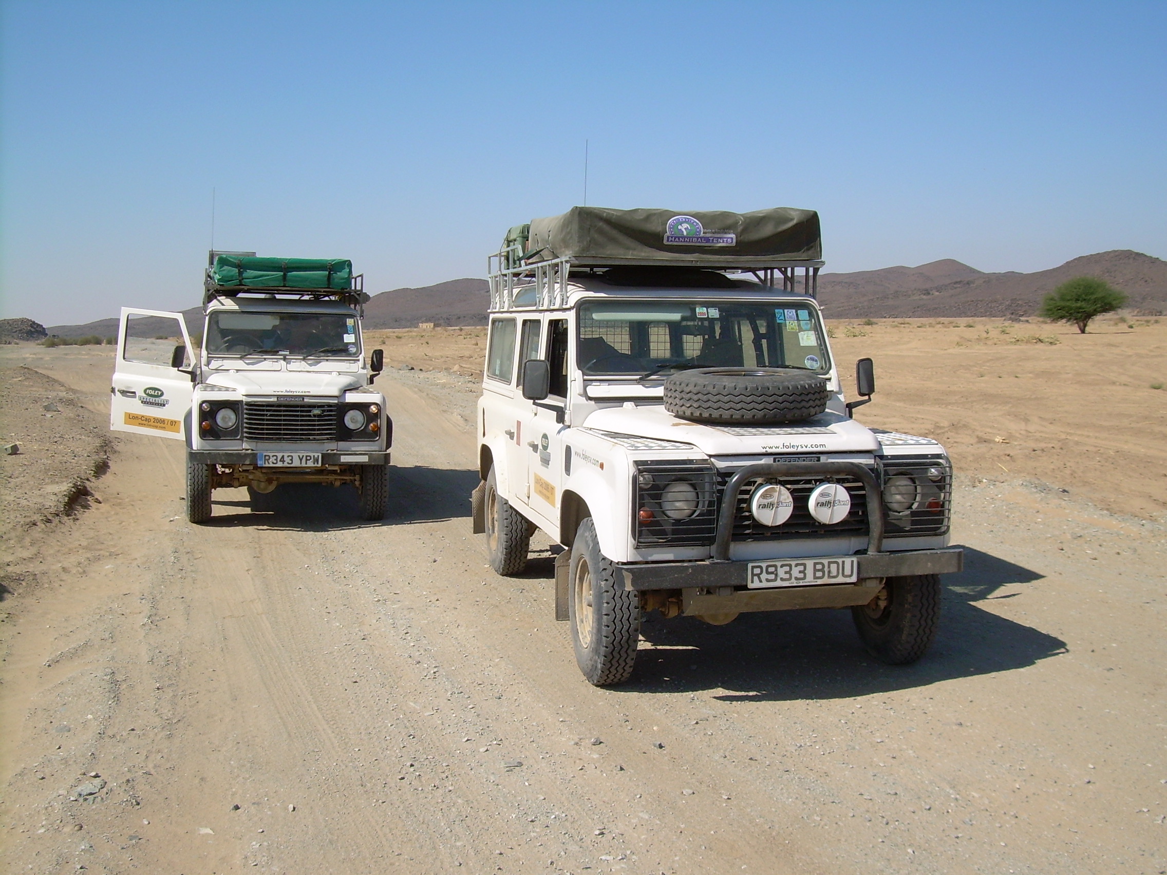 Landrovers in Southern Africa