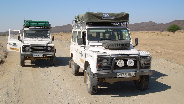 Landrovers in Southern Africa