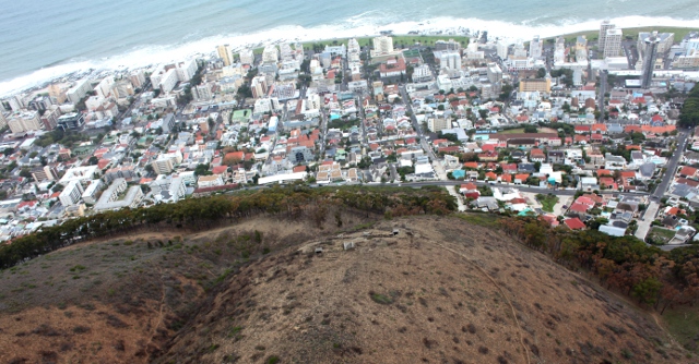 paragliding over Seapoint