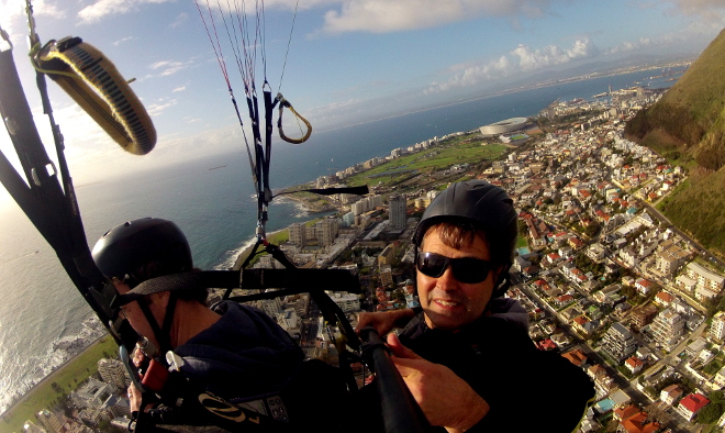 Cape Town paragliding (tandem)
